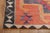 1970s Vintage Handmade Turkish Wool Cotton Pink Runner Rug For Sale - Image 10 of 11