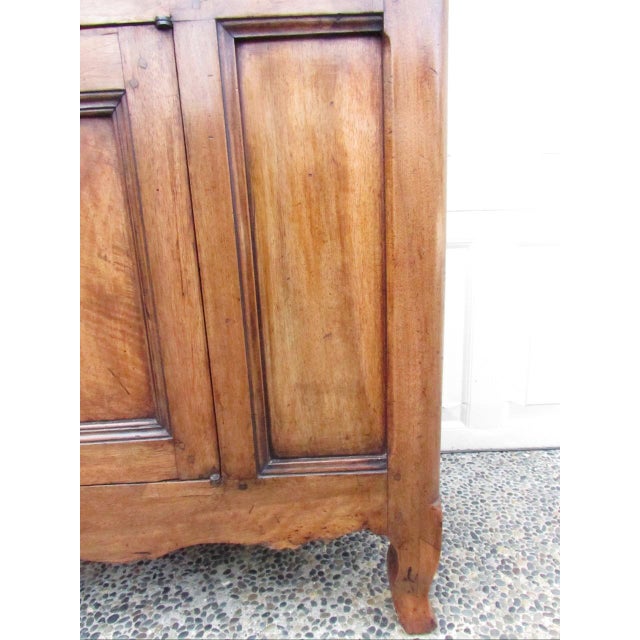Antique French Walnut Narrow Buffet For Sale - Image 12 of 18