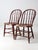 Wood Antique Painted Spindle Back Chairs a Pair For Sale - Image 7 of 14