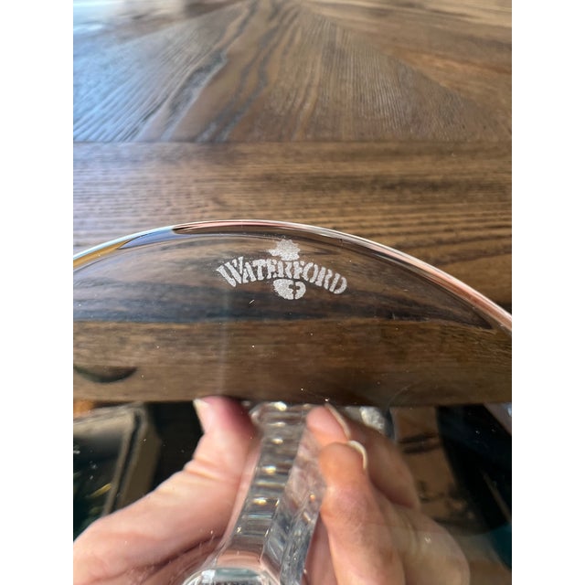 Transparent Waterford Crystal Millennium Champagne Flute "Continental" Millennium Series Signed For Sale - Image 8 of 8