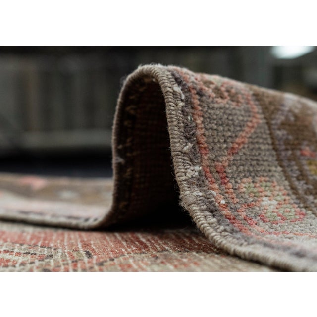 Textile Turkish Vintage Rug 3'2" x 6'8" #20691 For Sale - Image 7 of 8