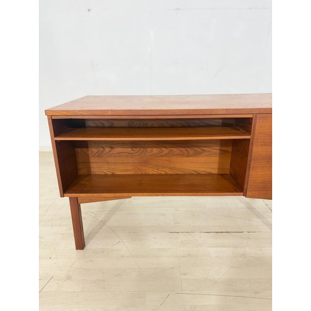 Mid-Century Danish Teak Desk, 1960s For Sale - Image 15 of 17