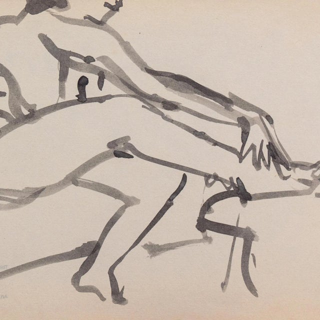 Stamped, verso, with estate stamp for Victor Di Gesu (American, 1914-1988) and created circa 1955. Winner of the Prix...