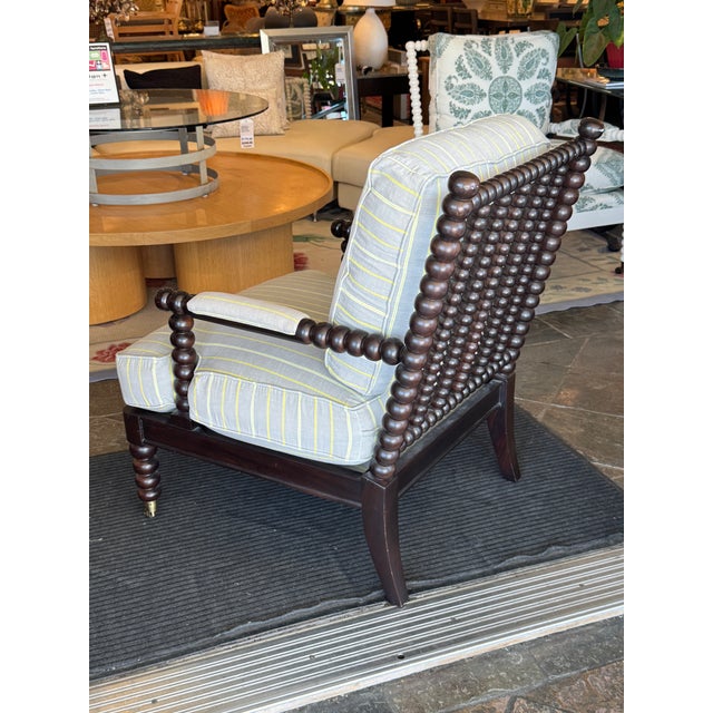 Contemporary Hickory Chair for Ruby Livingdesign Spool Chair For Sale - Image 3 of 12