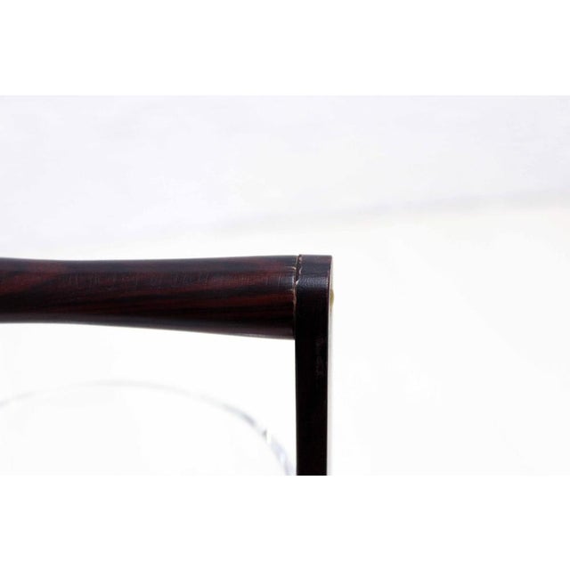 Brown Crystal and Wood Ice Bucket, 1970s For Sale - Image 8 of 11