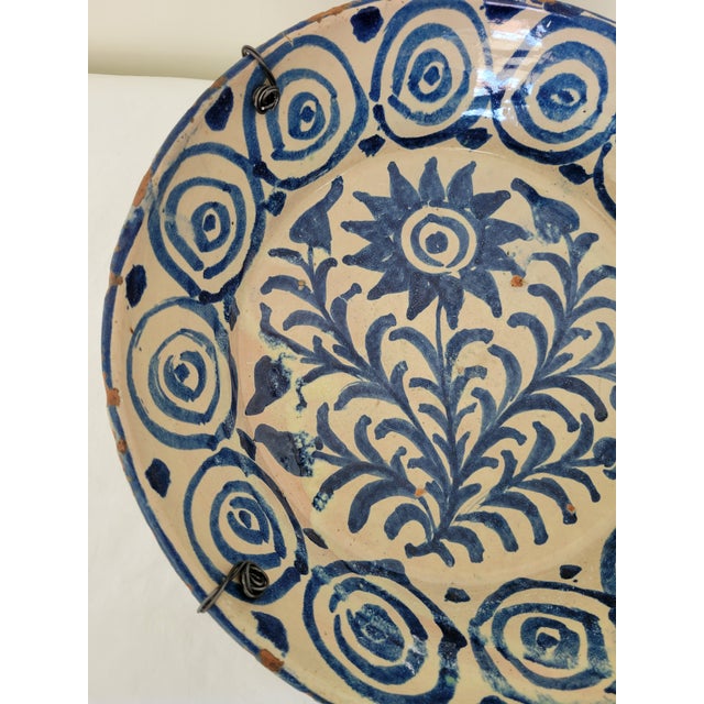 Mid 19th Century Spanish Ceramic Fajalauza Bowl From Granada | Chairish