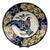 Large Blue Faience Pheasant Plate by Christian Joachim for Royal Copenhagen, 2010s For Sale