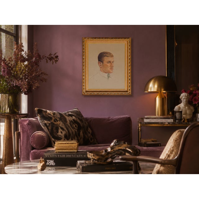 Portrait of a Handsome Man - Vivian Louise (Freundt) Gugel, C. 1967 For Sale - Image 9 of 9