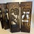 Mid 20th Century Antique Carved Wooden Folding Screen 6-Paneled Hinged Asian Artwork For Sale - Image 4 of 8