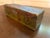 Antique 1920's Pyrography Box Grape and Leaf Motif with Green Background. Hinges and Closure hardware intakes and in...