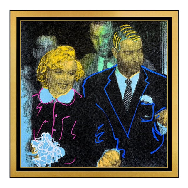 Marilyn Monroe & Joe DiMaggio, Steve Kaufman For Sale