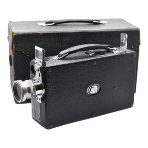 Early 20th Century Cine Kodak Model K 16mm Eastman Kodak Roll Film Movie Camera With Case and Key