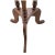 Traditional Pedestal Tripod Walnut Side Table Plant Stand With Turned Legs For Sale - Image 3 of 9