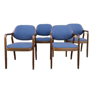 Set of 4 Don Pettit for Knoll Model 1105 Armchairs For Sale