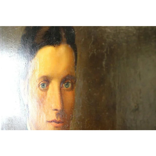 Italian Artist, Portraits, 1879, Oil Paintings, Framed, Set of 2 For Sale - Image 4 of 12