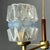 1960s Mid-Century Modern Three-Light Wood and Glass Chandelier, 1960s For Sale - Image 5 of 15