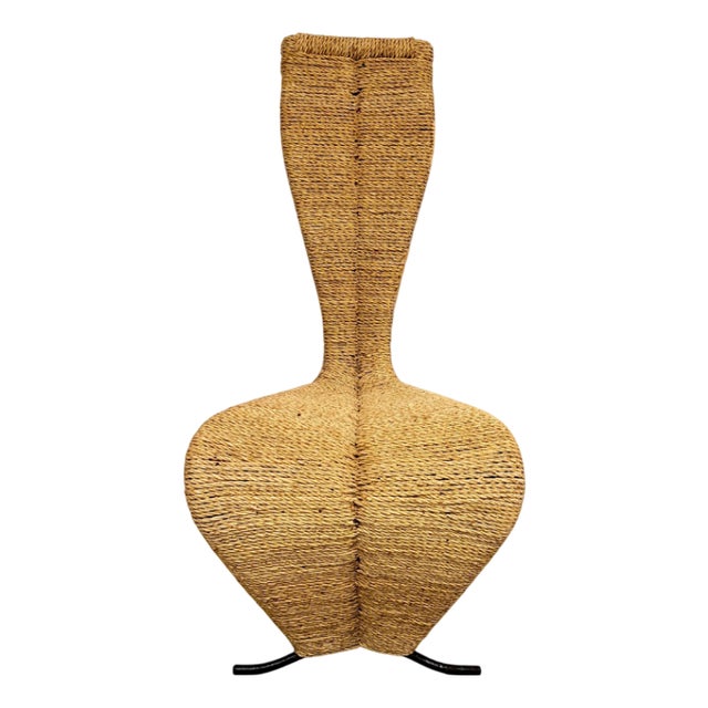 Hourglass Rope Chair in the style of Tom Dixon, 1980s For Sale
