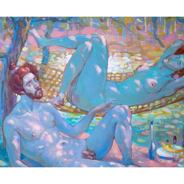 *** ABOUT THIS PAINTING *** * TITLE: "In two" * ARTISTS: Nicolay Vydcovsky * SIZE: 45x55 cm/'17.71x21.65 inches' * MEDIUM:...