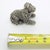 Vintage Italian Handmade Genuine Silver Sitting Dog Large Miniature Figurine Sculpture, Made in Tuscany (Arezzo) For Sale - Image 10 of 10