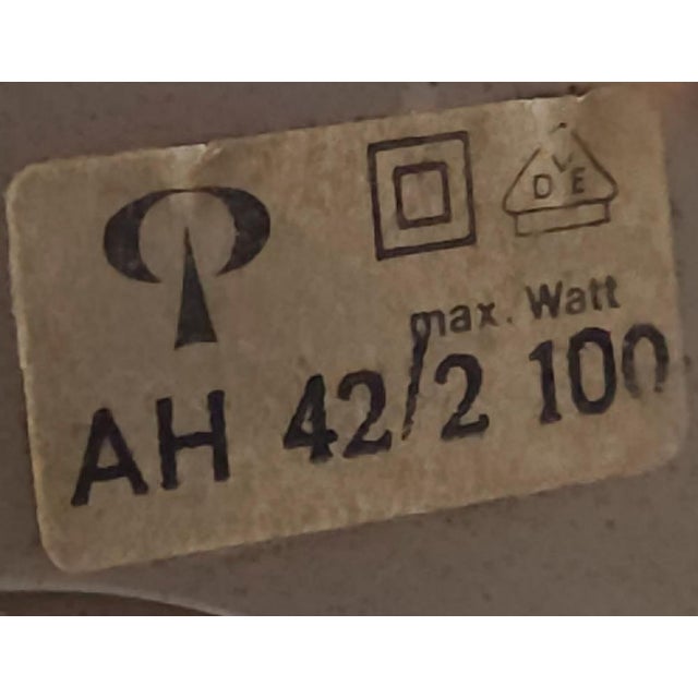 Mid-Century German Glass Pendant Lamp from Peil & Putzler, 1970s For Sale - Image 6 of 8