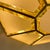 Gold Hollywood Regency Brass Ceiling Lamp from Deknudt, Belgium, 1980s For Sale - Image 8 of 18