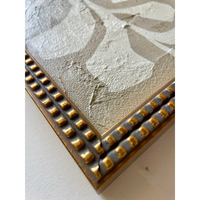 2025 "Tatuaggio" Abstract Botanical Painting on Canvas by Artist r.k. Red For Sale - Image 4 of 4