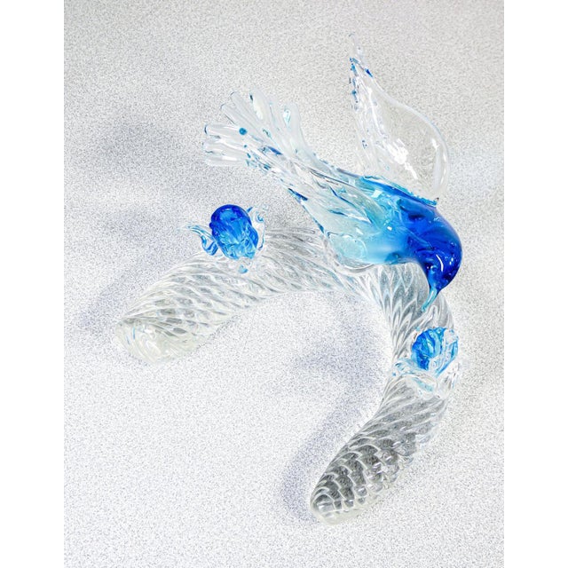 Murano Blown Glass Bird Sculpture For Sale - Image 6 of 8