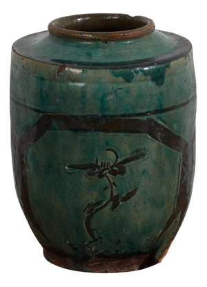 Enameled Ceramic Vase