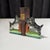 This charming pair of vintage ceramic dog bookends features a classic retro design with beautifully applied hand-painted...