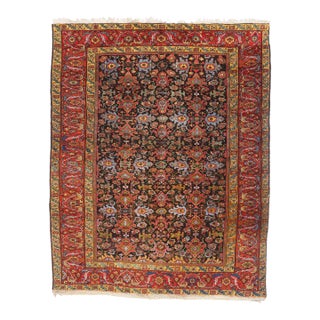 Late 19th Century Persian Sultanabad Rug, 09'03 X 11'05 For Sale