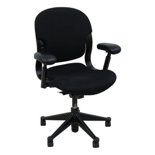 Herman Miller Equa 2 Ergonomic Swivel Task Chair in Black Fabric, Adjustable For Sale