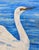 Nautical Wingspan: Original Acrylic on Canvas Painting of a White Egret on a Swamp For Sale - Image 3 of 4