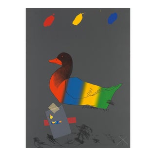 Duck Out of Water by Raymond Saunders, 1975 For Sale
