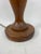 Mid-Century Walnut Turned Table Lamp For Sale - Image 4 of 7