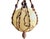 Braided Macramé Sisal and Marbled Glass Globe Pendant Lamp by Temde, 1970s For Sale - Image 4 of 18