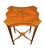 19th Century English Adam Style Satinwood & Maple Scalloped Side Table. For Sale In Los Angeles - Image 6 of 8