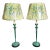 Frederick Cooper Lamp Pair With New Shades For Sale
