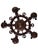 Spanish Revival Early 20th Century Spanish Revival Gargoyle Chandelier in Bronze Original Patina For Sale - Image 3 of 12