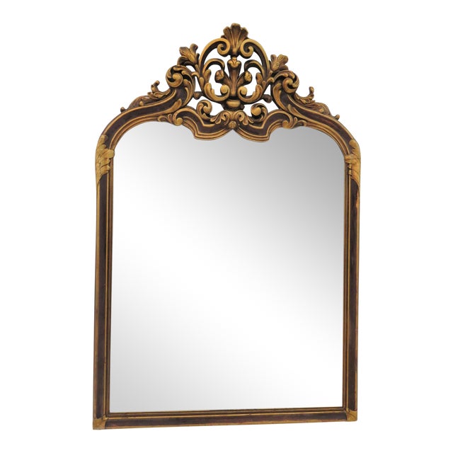 Italian Baroque Carved Arch Top Gold Mirror Chairish