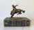 Vintage Russwood Solid Bronze Cowboy Riding Horse Bookend For Sale - Image 4 of 9