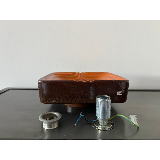 Pop Art Cubic Ceramic Wall Lamp from Pan Keramik, 1970s For Sale - Image 15 of 18