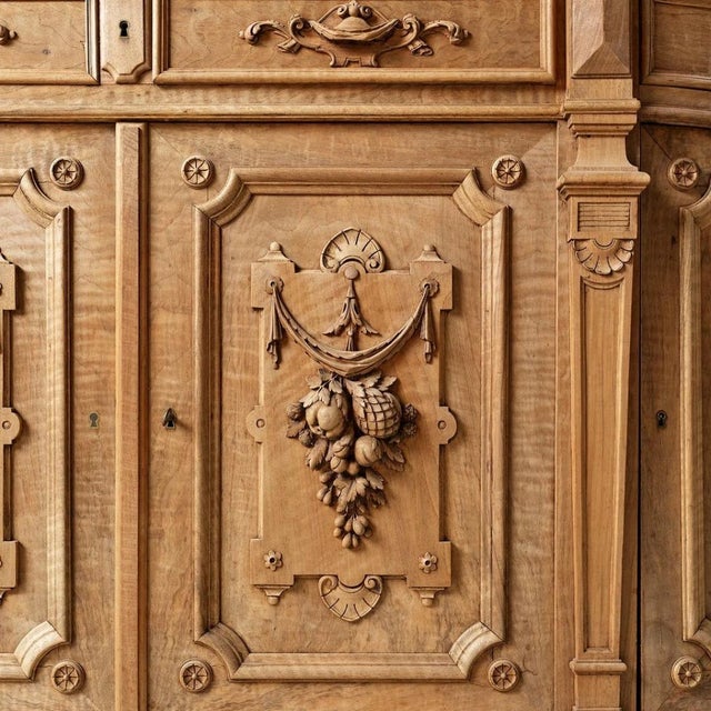 1880s French Carved Oak Serving Counter For Sale - Image 9 of 10