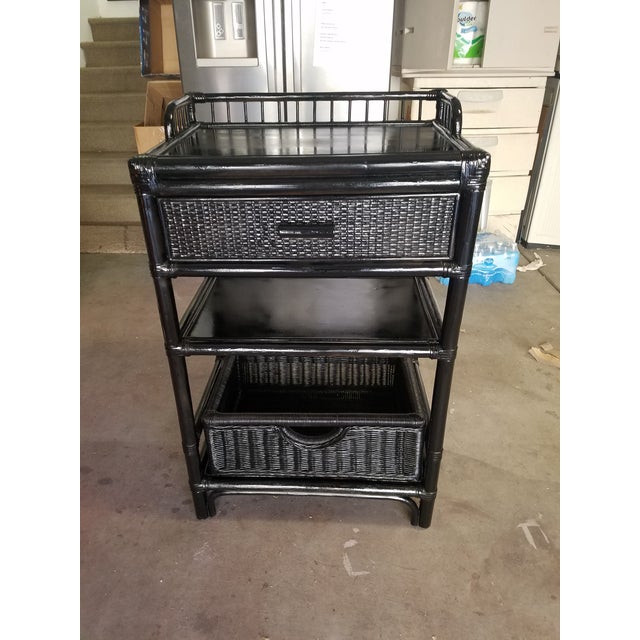 Vintage Rattan Bathroom Chairish