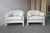 Large Scale Pair of Vintage Tub Barrel Chairs For Sale In Las Vegas - Image 6 of 11