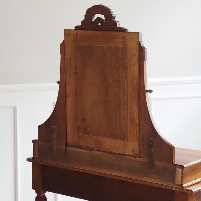 Antique Dressing Table with Mirror, 1910 For Sale - Image 12 of 13