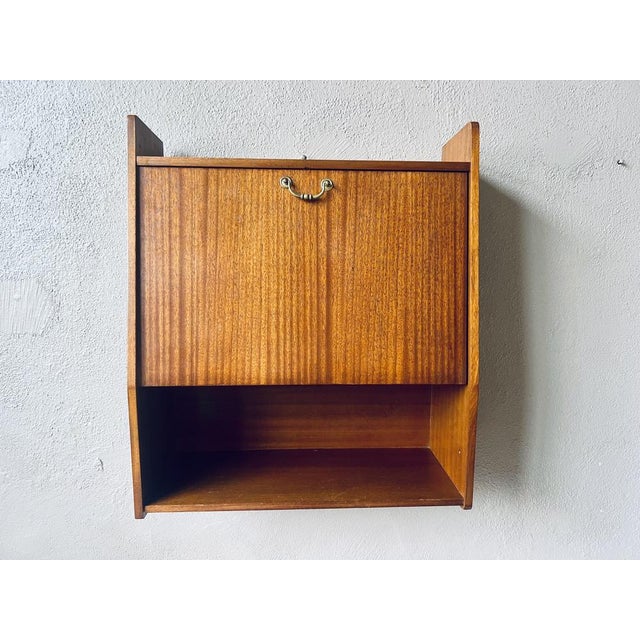 Scandinavian Wall-Mounted Secretary Desk, 1960s For Sale - Image 18 of 18