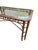 Petite Thomasville Vintage Faux Bamboo Glass Top Dining Table Hollywood Regency For Sale - Image 10 of 18