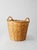 Brown Vintage Woven Wicker Basket For Sale - Image 8 of 11