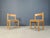1960s Vintage Oak and Wicker Dining Chairs, 1960s, Set of 6 For Sale - Image 5 of 12