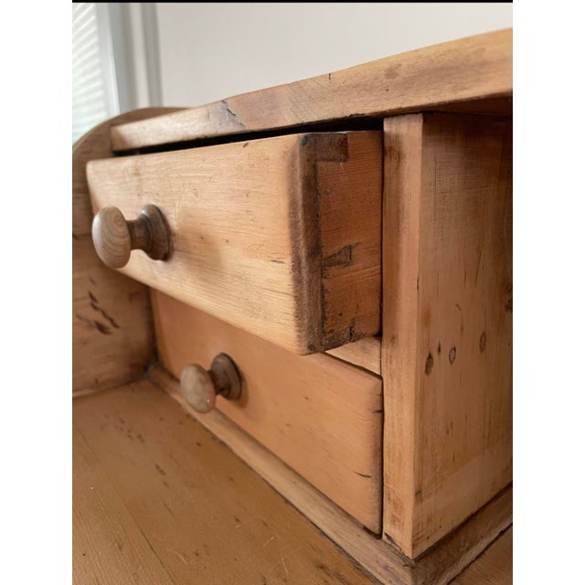 Wood Antique 19th Century English Pine Buffet / Sideboard For Sale - Image 7 of 9